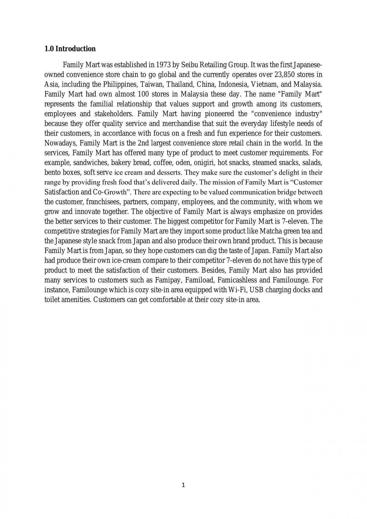Family Mart Practice For Management Function - Page 2