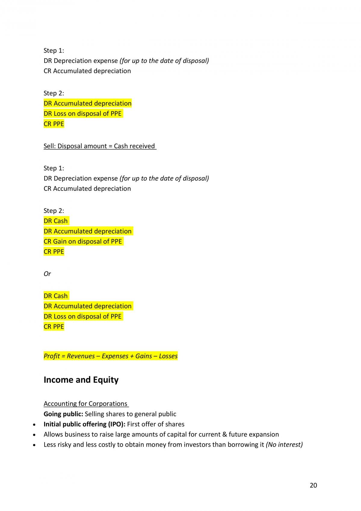 ACC1701 notes - Page 20