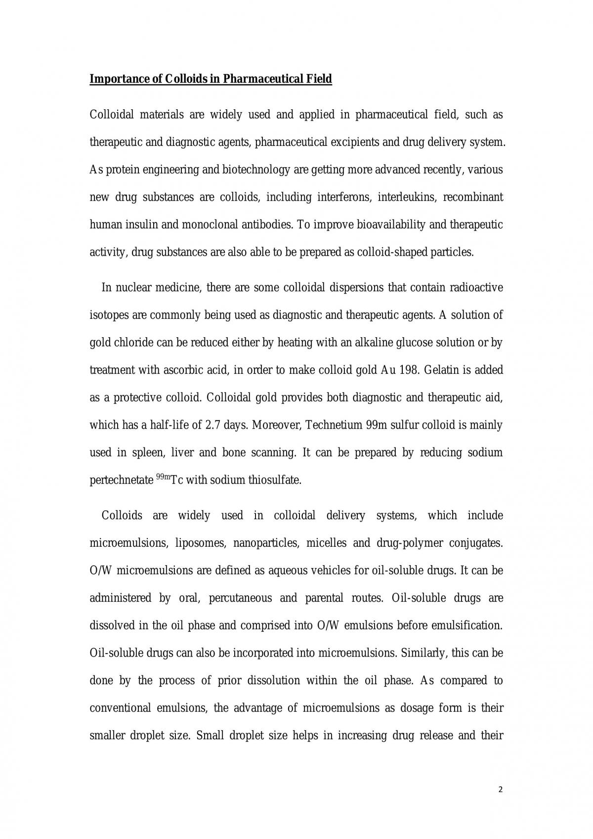 Assignment on Colloids - Page 3