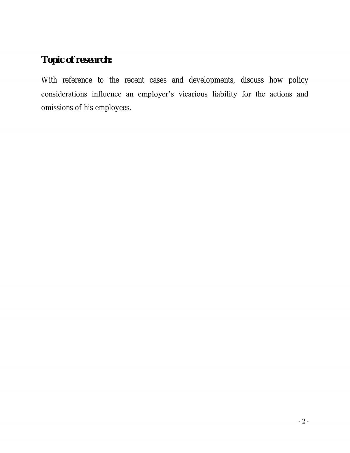 Tort Law Assignment - Page 2