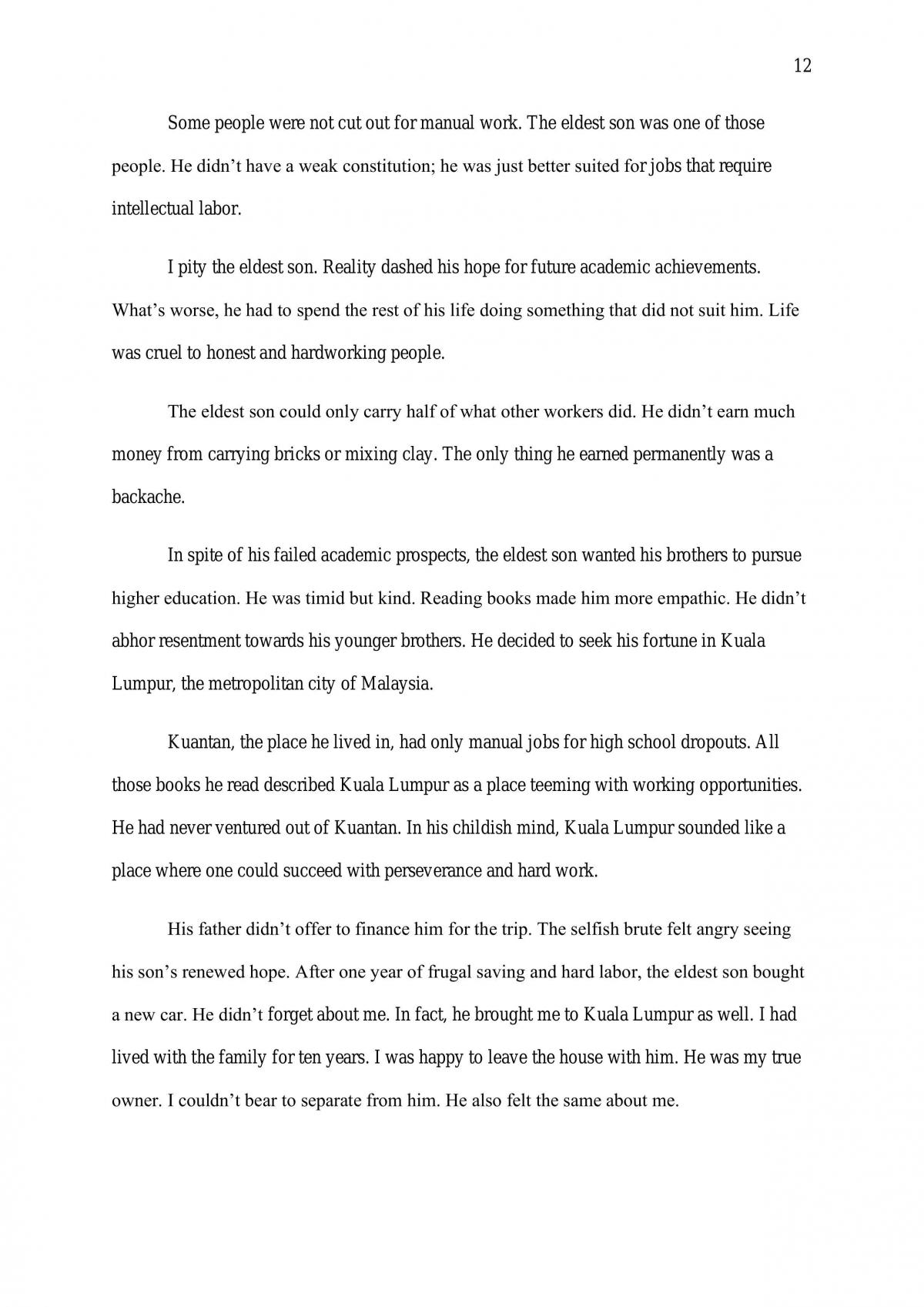Creative Writing - 