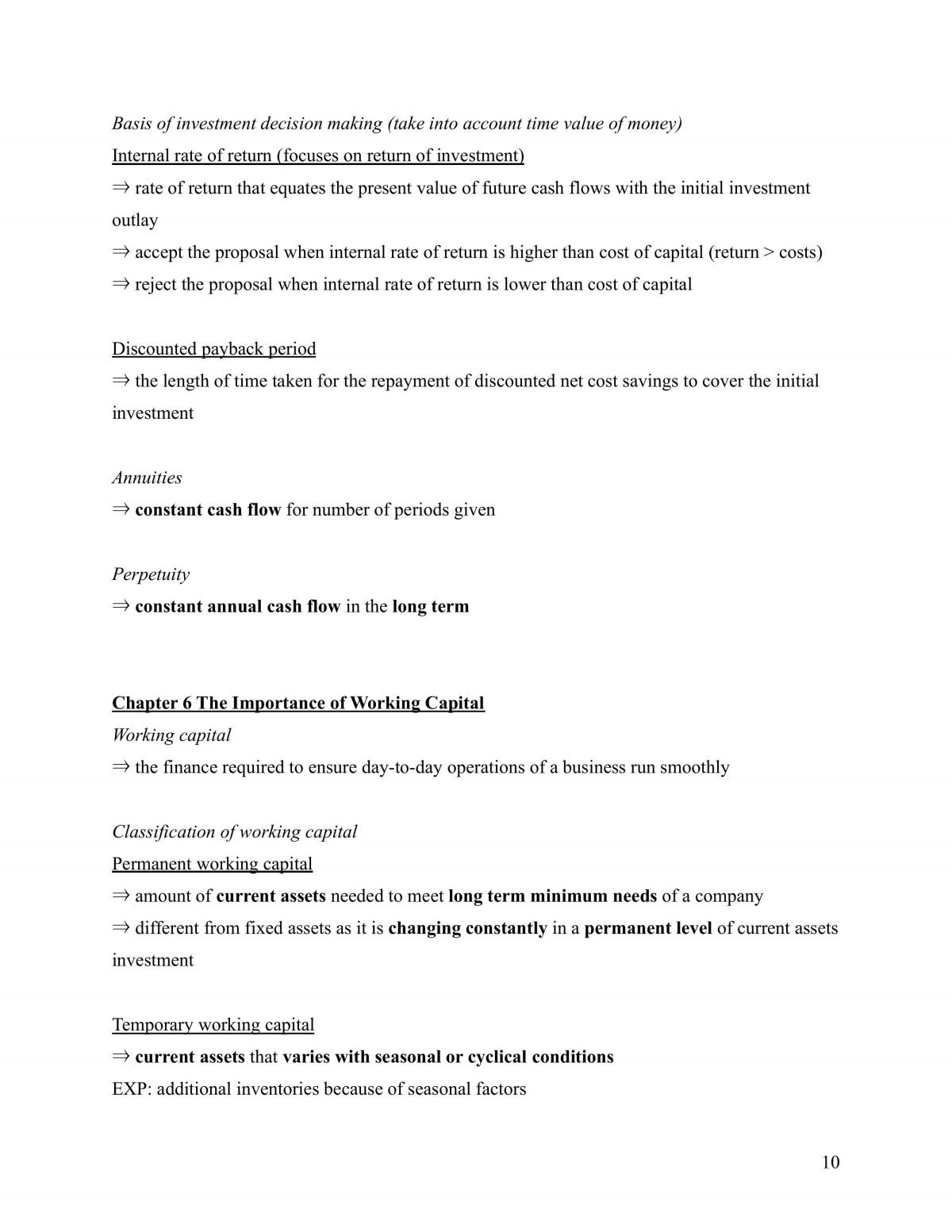 Financial Management Study Notes - Page 10
