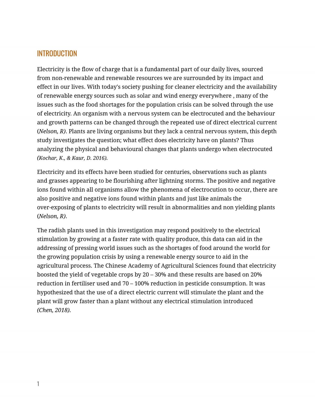 The Effect of Electricity on Plants - Page 2