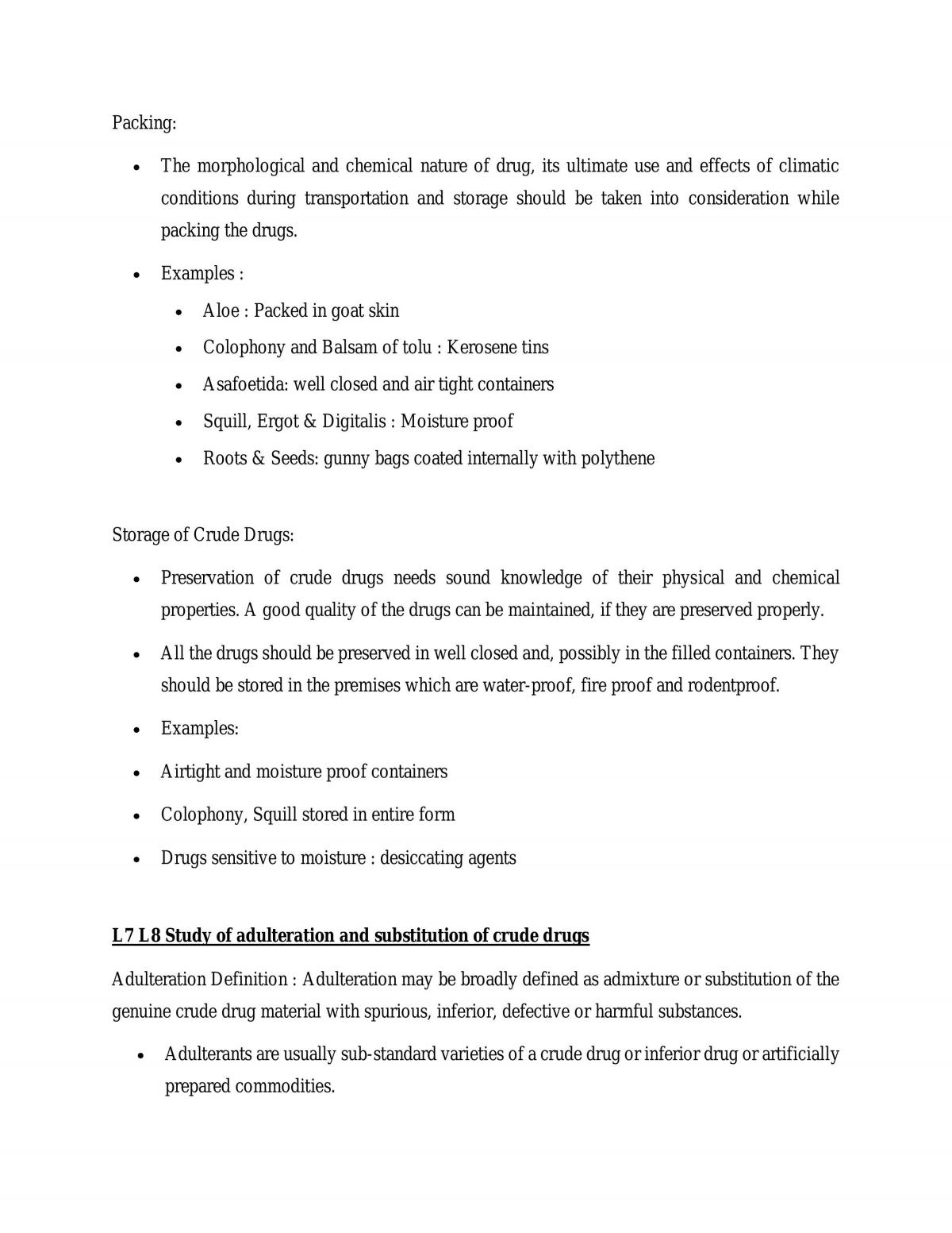 Pharmacognosy Study Notes - Page 14