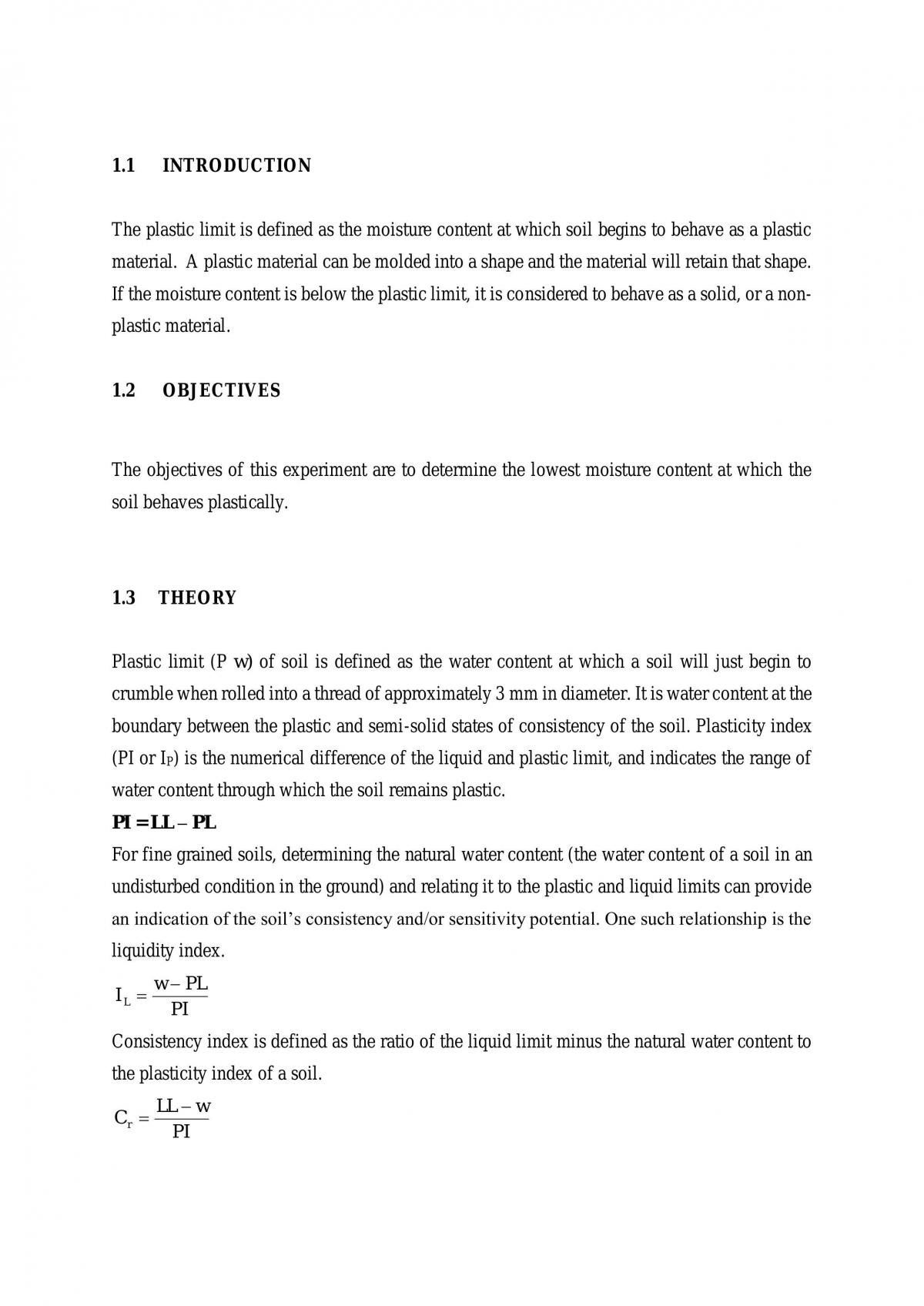 Plastic Limit Test - Page 2