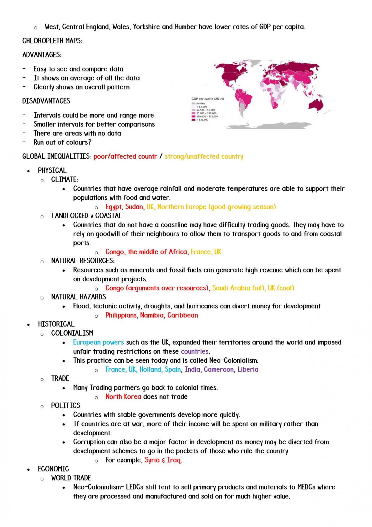 Full Study Guide For Edexcel Geography A Paper 2 - Page 17