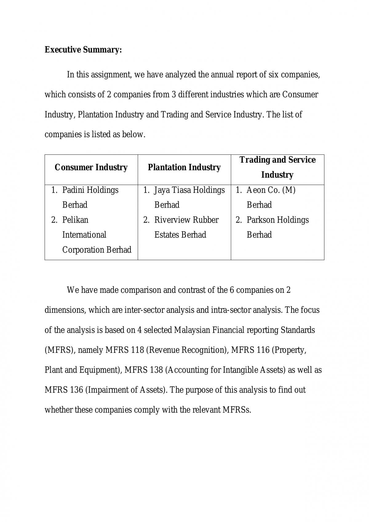 Analysis of Compliances with Given Standards - Page 2