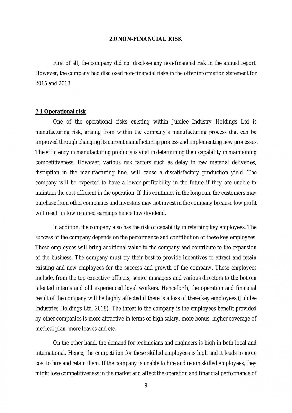 Risk Management Assignment - Page 9