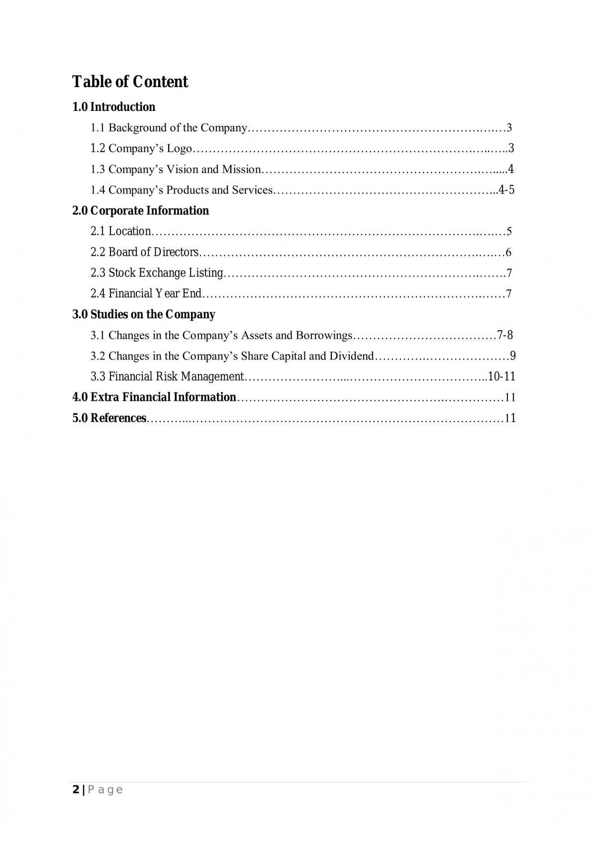 Finance Assignment - Page 2