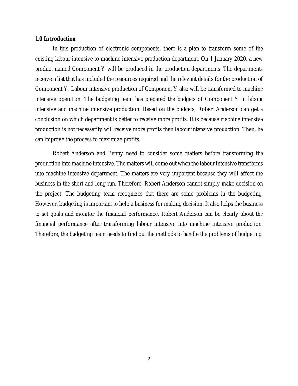 Discussing the Differences between Labour Intensive and Machine Intensive - Page 2