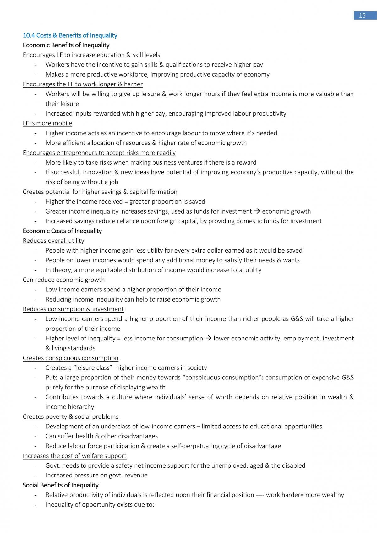 Economics Notes  - Page 15
