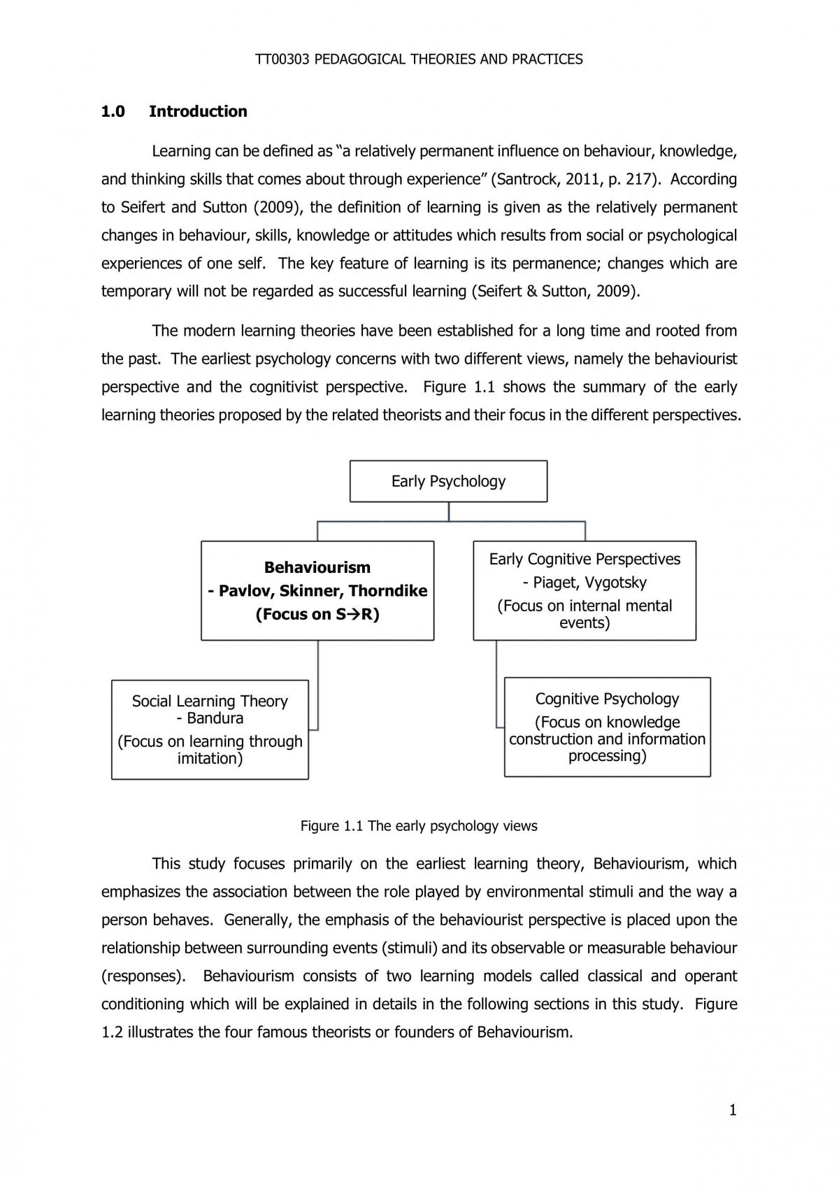 Learning Theory: Behaviourism - Page 2