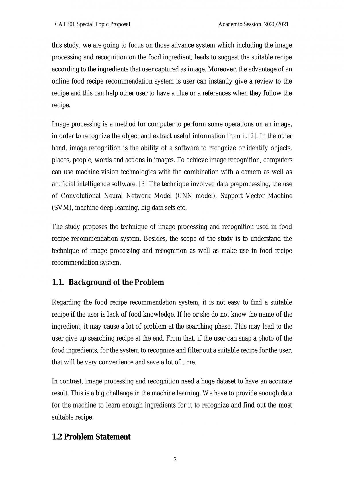 CAT301- Assignment 2 Special Topic Proposal - Page 2