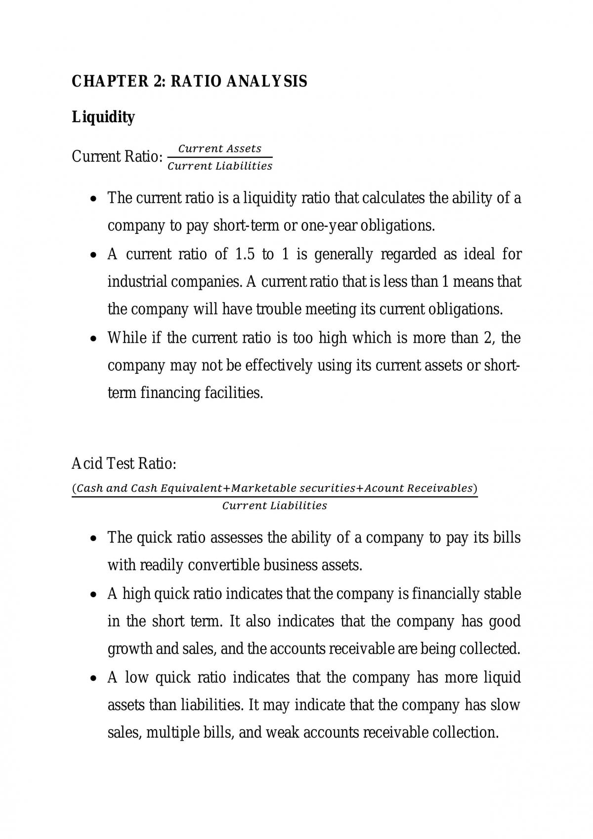 Financial Statement Analysis Study Notes - Page 5