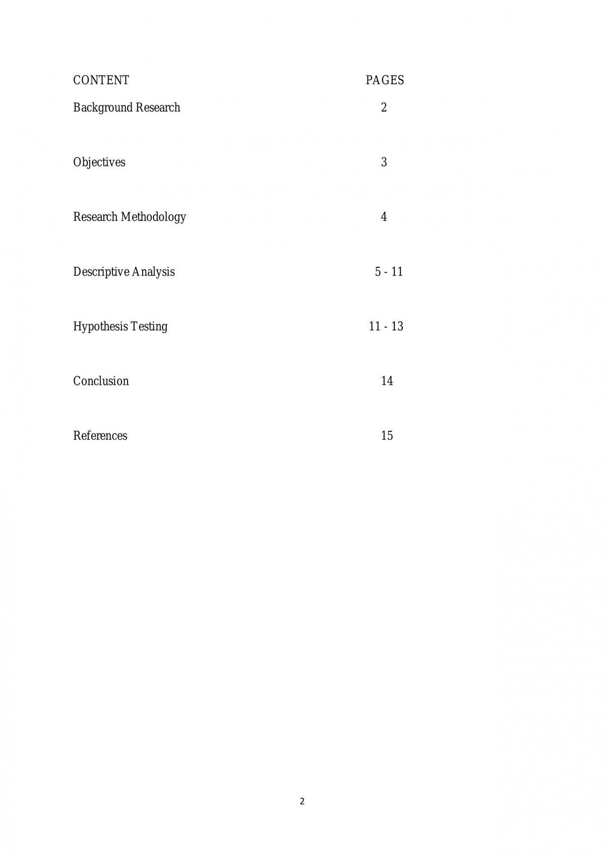 Statistics for Managers Assignment - Page 2