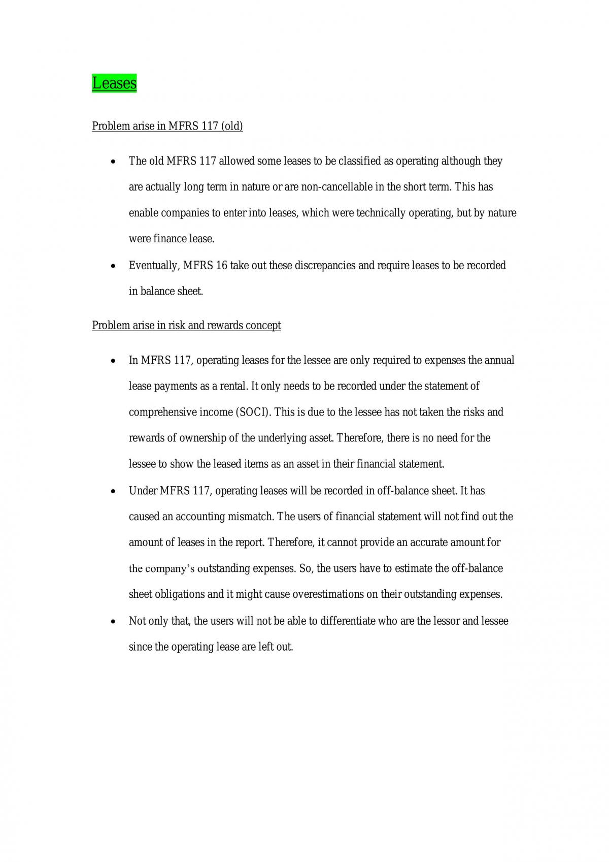 Corporate Reporting and Current Issues - Notes - Page 10