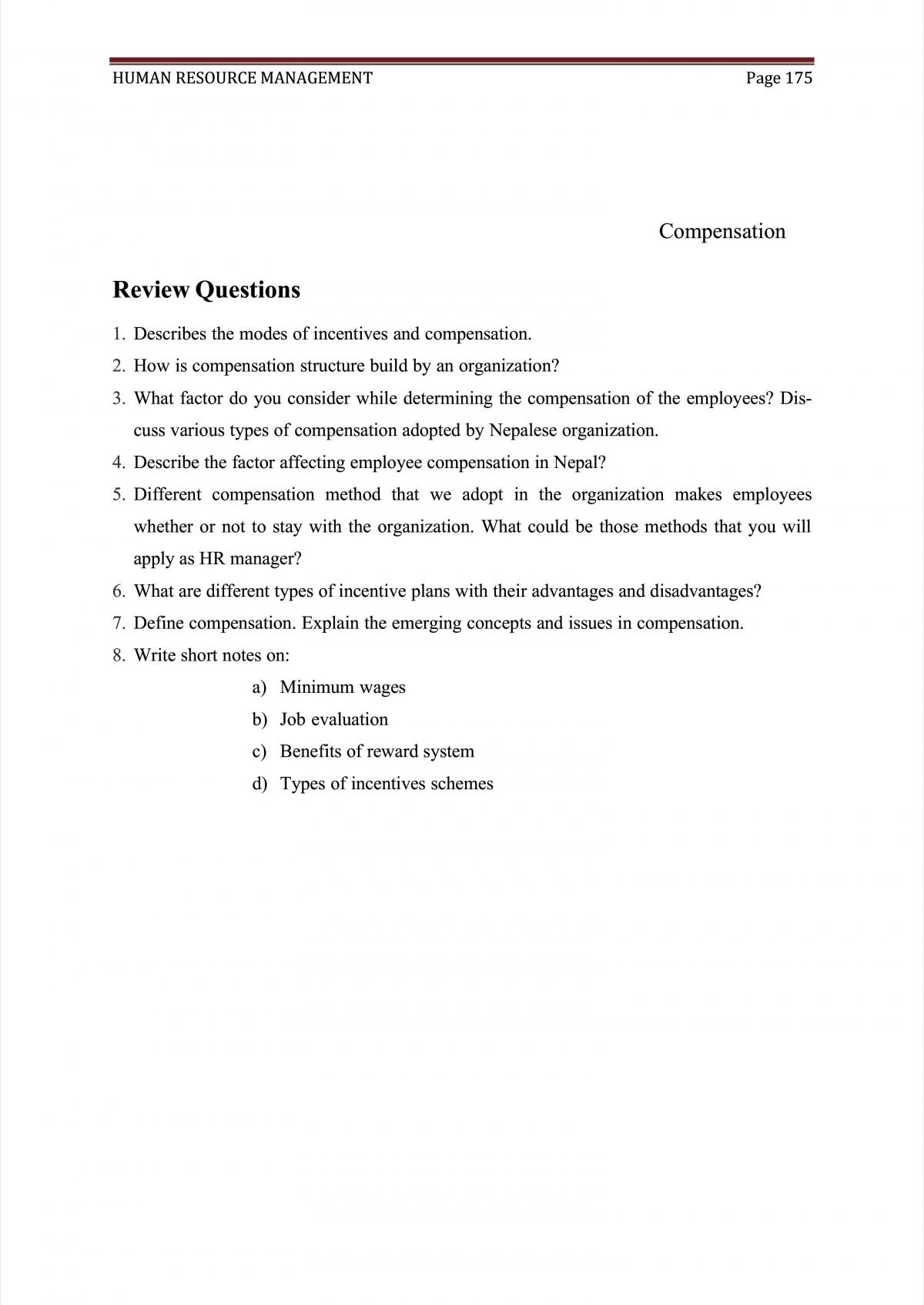 HRM Complete Study Notes - Page 176