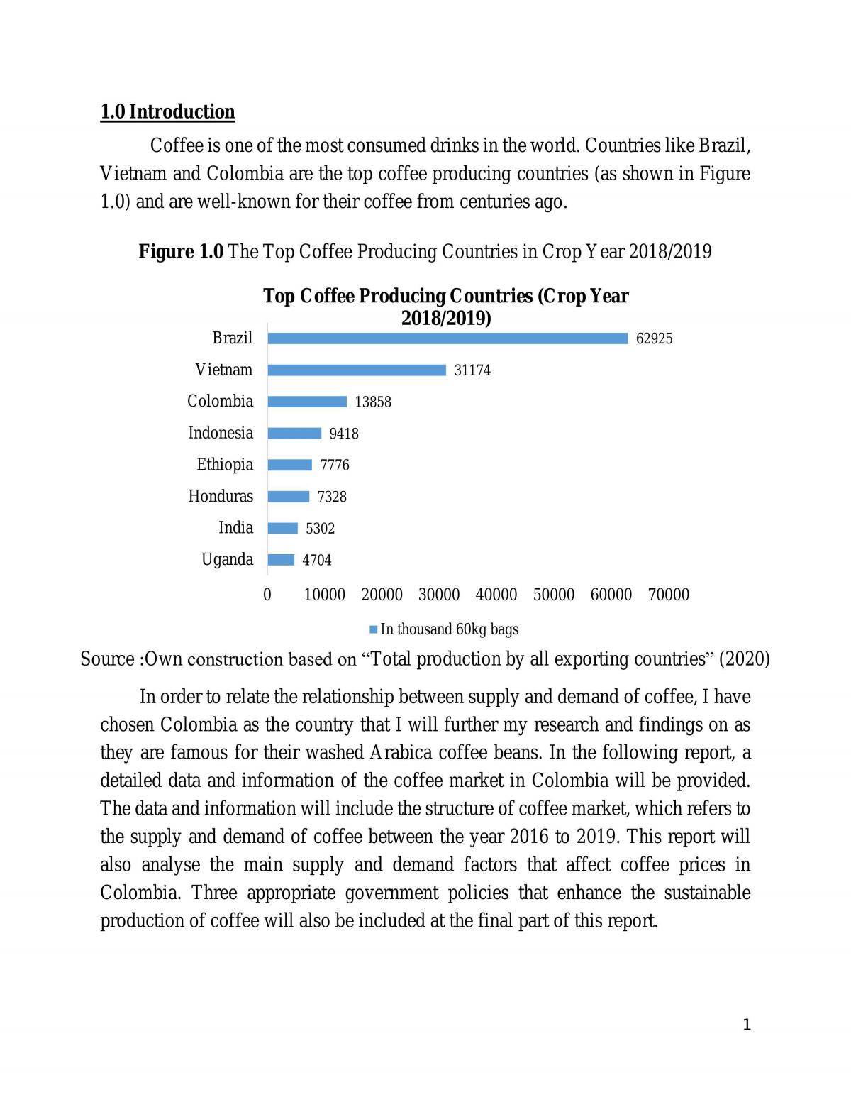 Analysis of Coffee Market in Colombia - Page 2