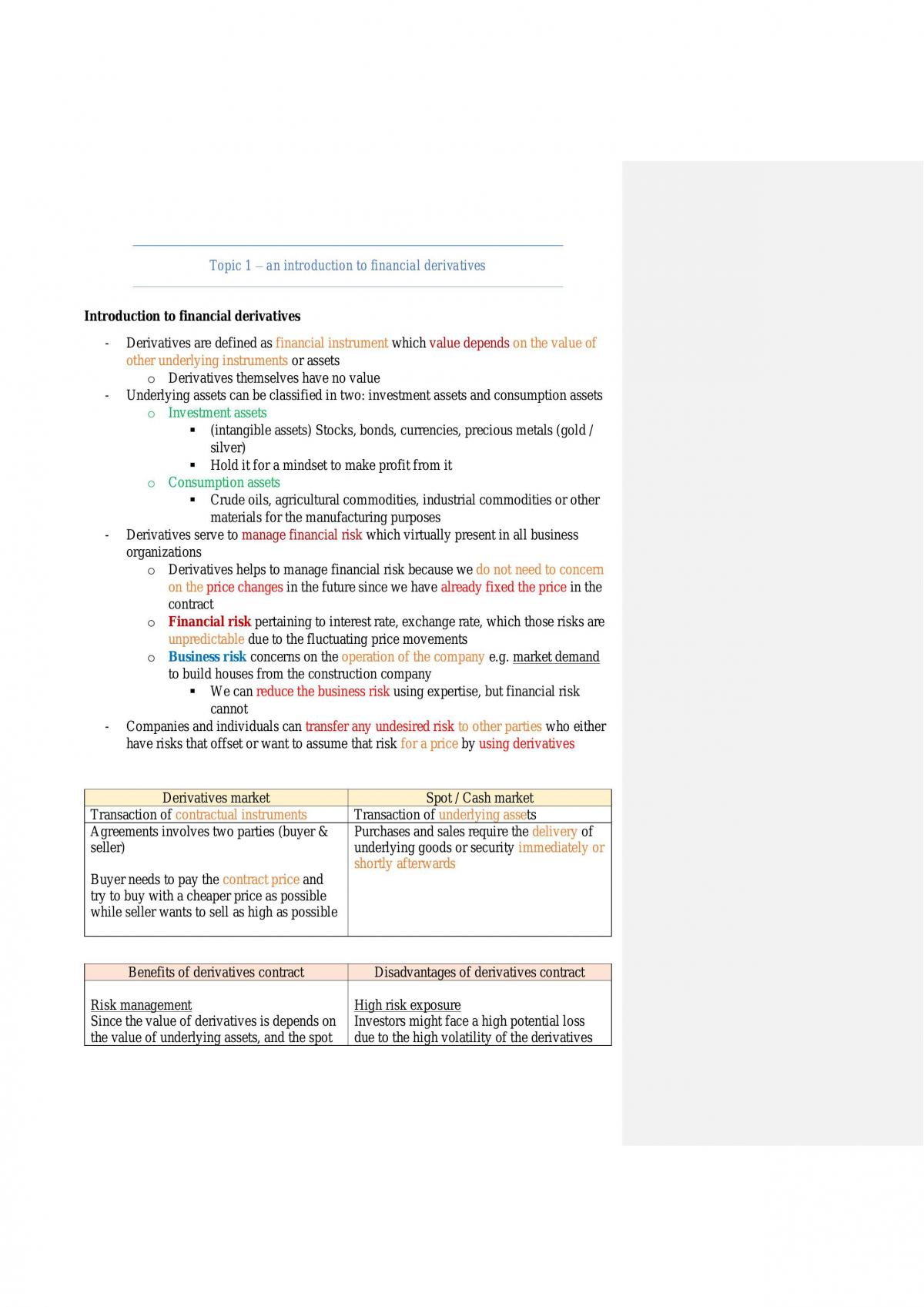 Financial Derivatives Notes - Page 2