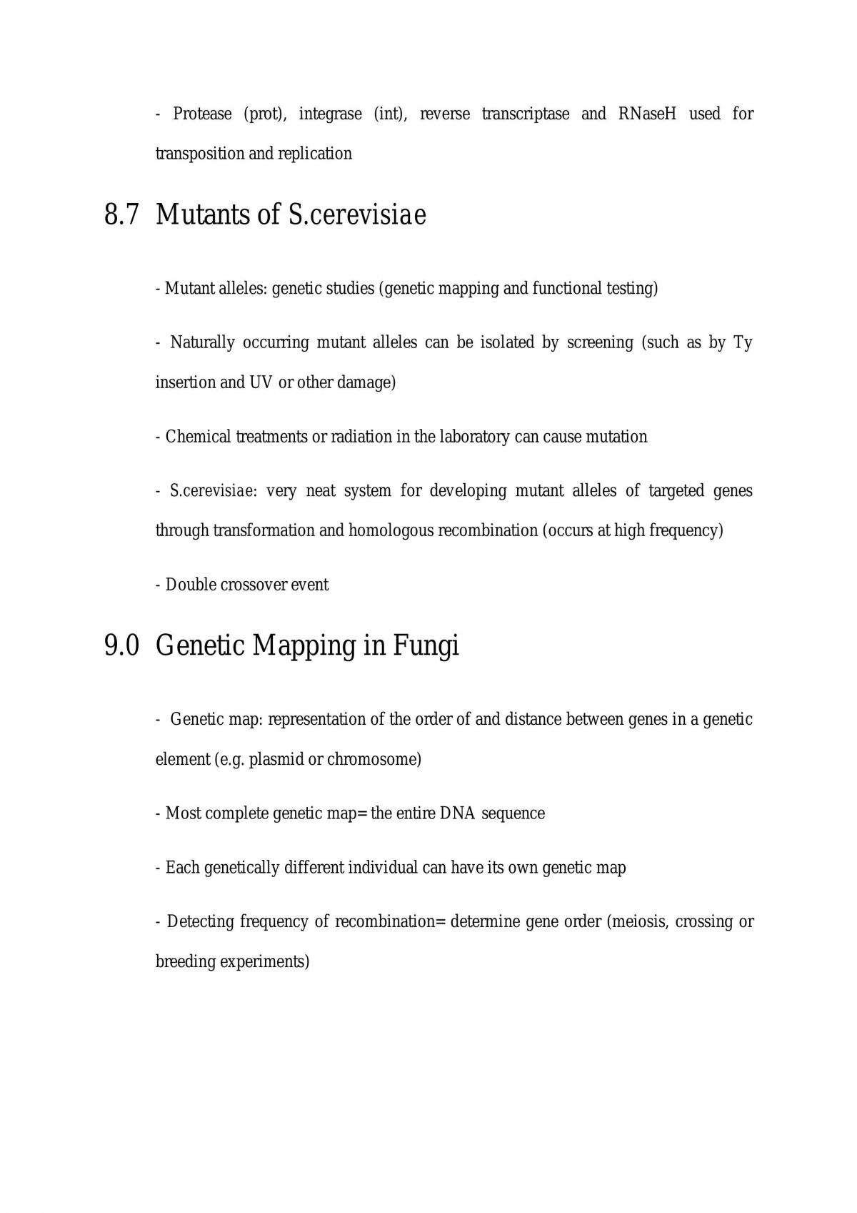 Fungal Genetics Notes - Page 10