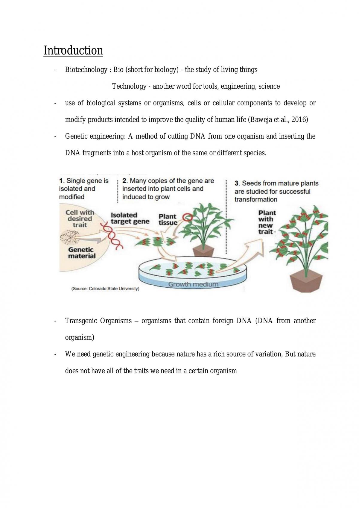 Plant Genetics Notes - Page 2