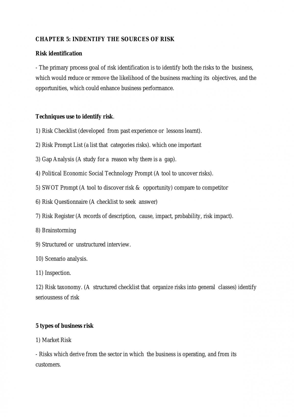 Risk management study notes - Page 14