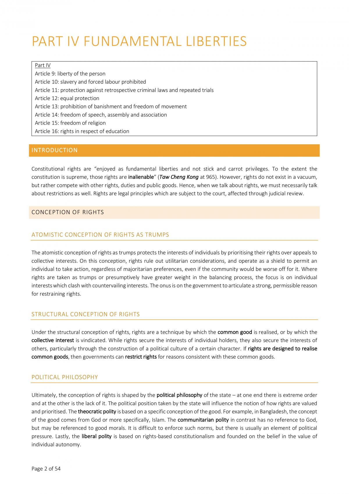 Constitutional Law Notes - Page 2