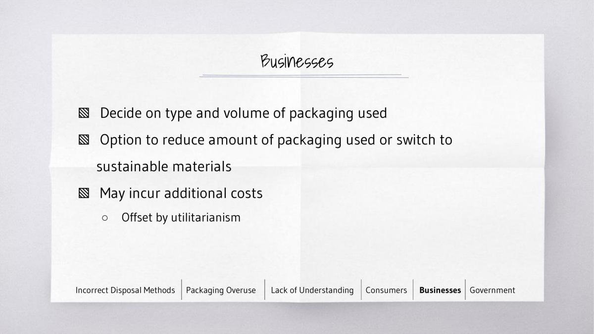 Presentation on Sustainable Green Packaging in Singapore - Page 18