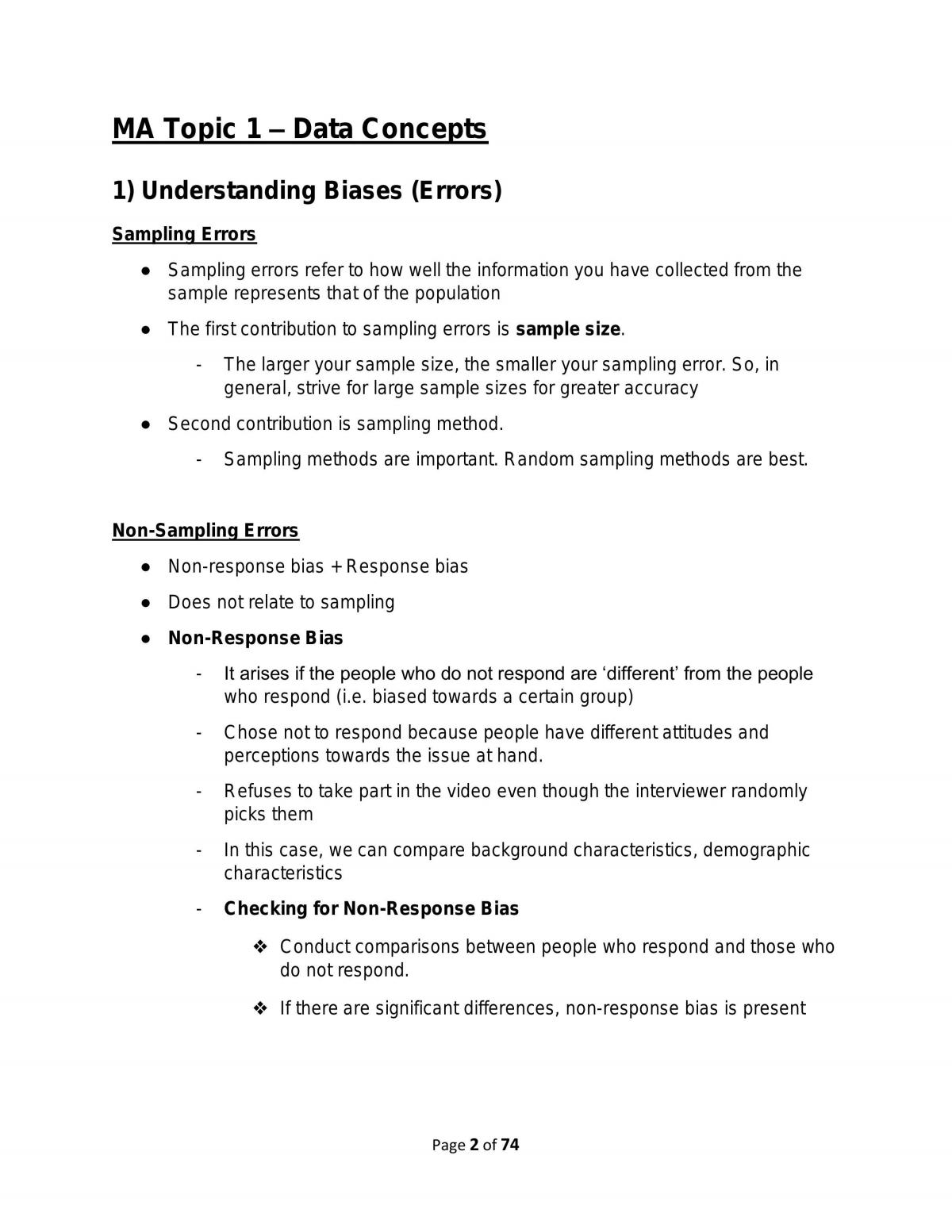 Marketing Analytics - G1 - Page 2