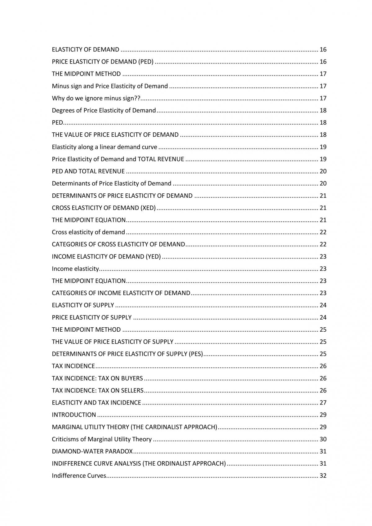 Microeconomics complete study notes - Page 2