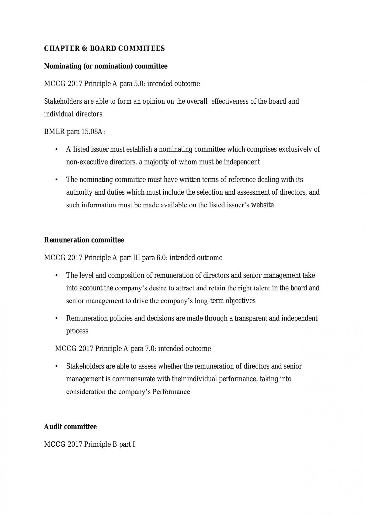 Corporate Governance Ethics study notes - Page 14