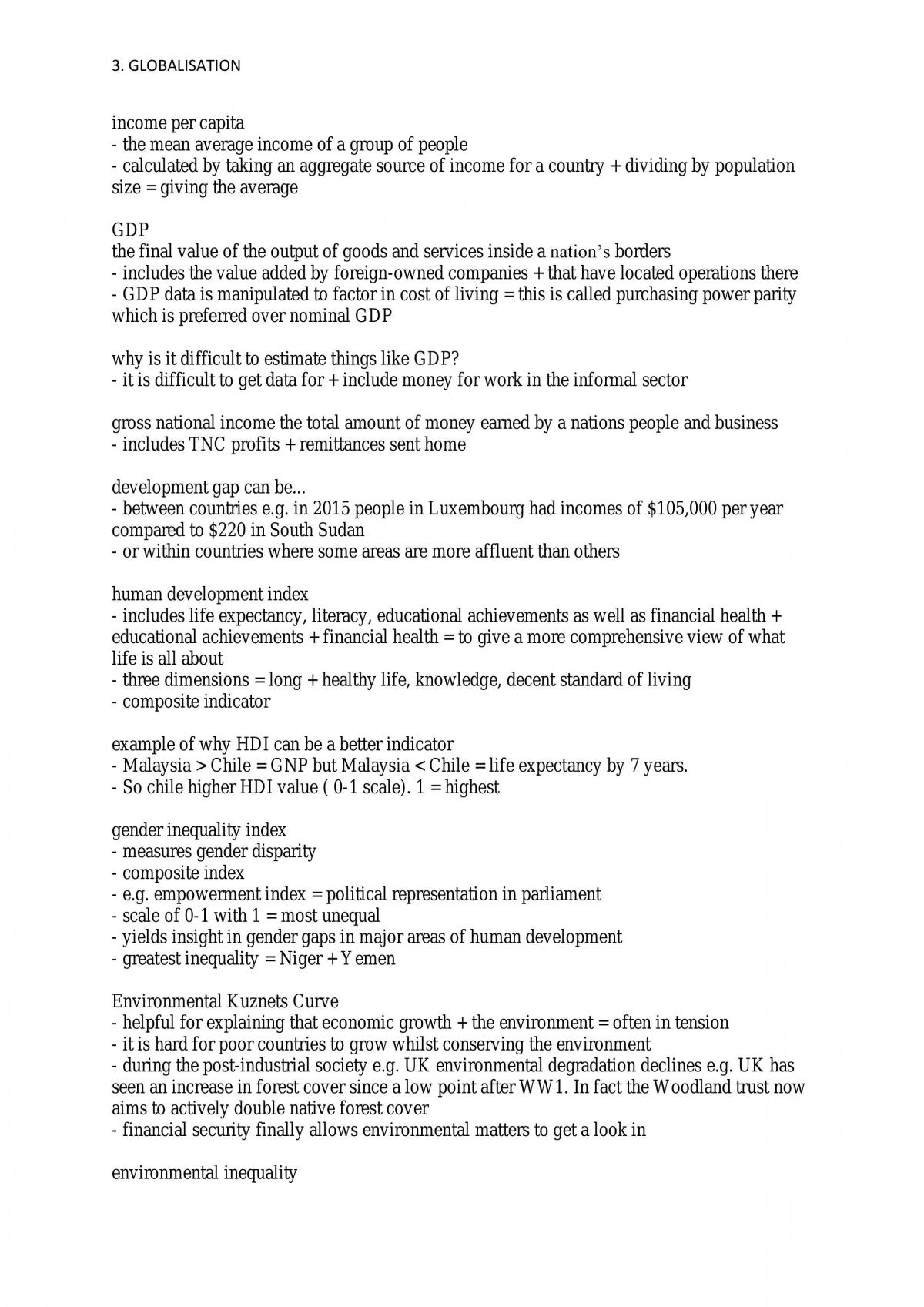 Edexcel Geography - Globalisation - Page 19