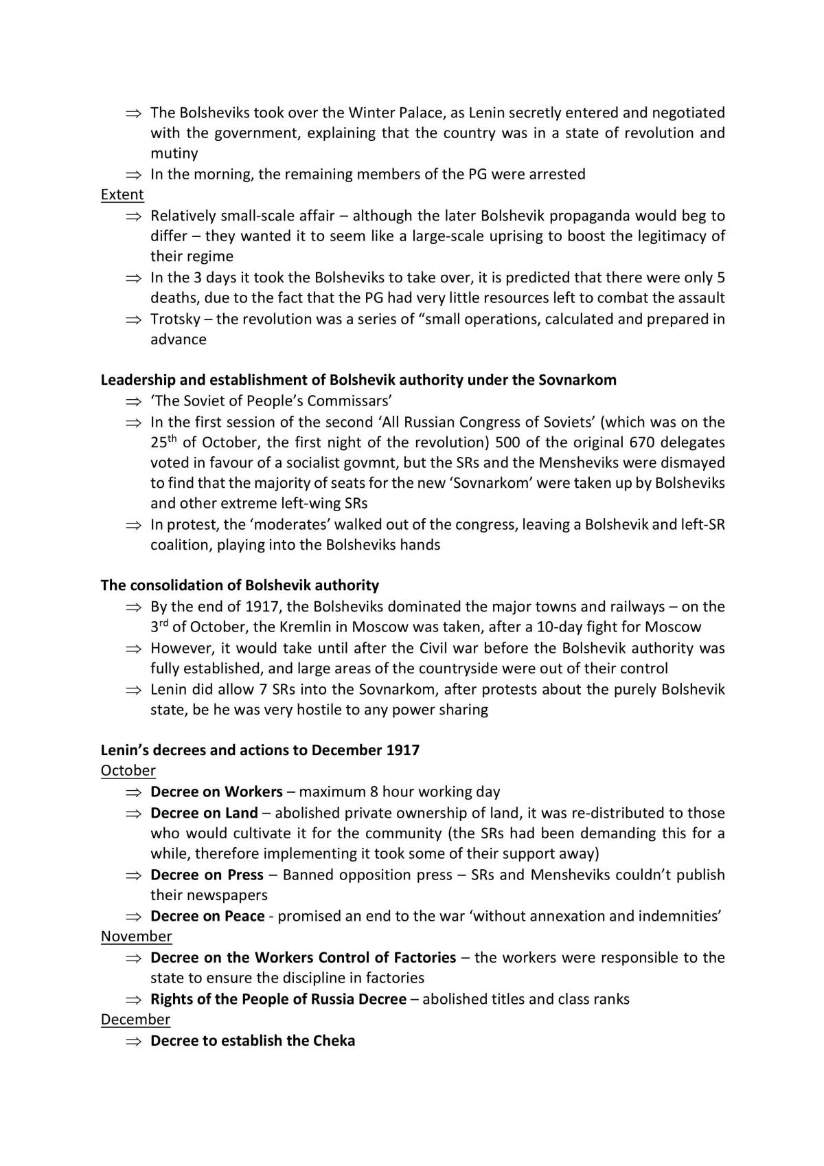 History A-Level course - entire notes, both modules - Page 16