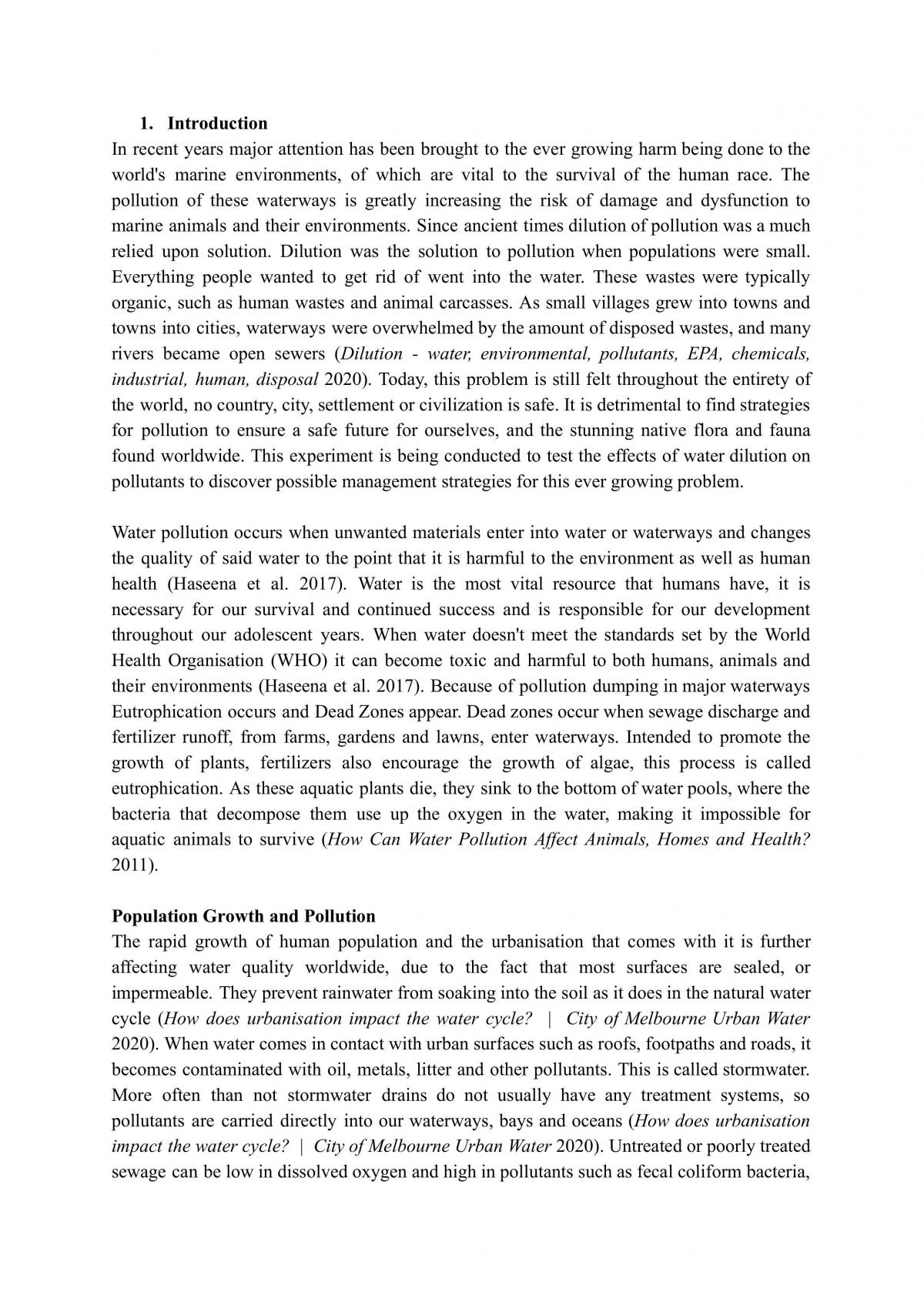 Effect of Pollutant Concentration on Leaves - Page 2