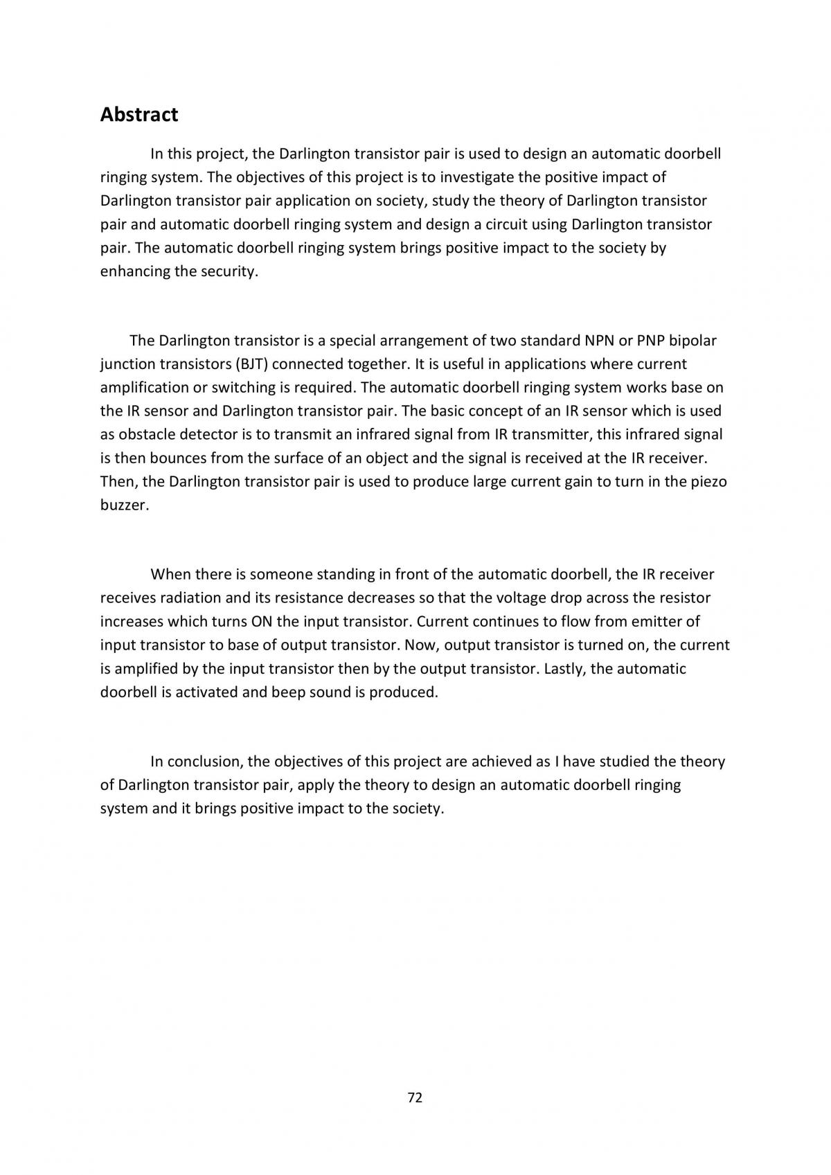 EEE125 Project- Automatic Doorbell System  - Page 2