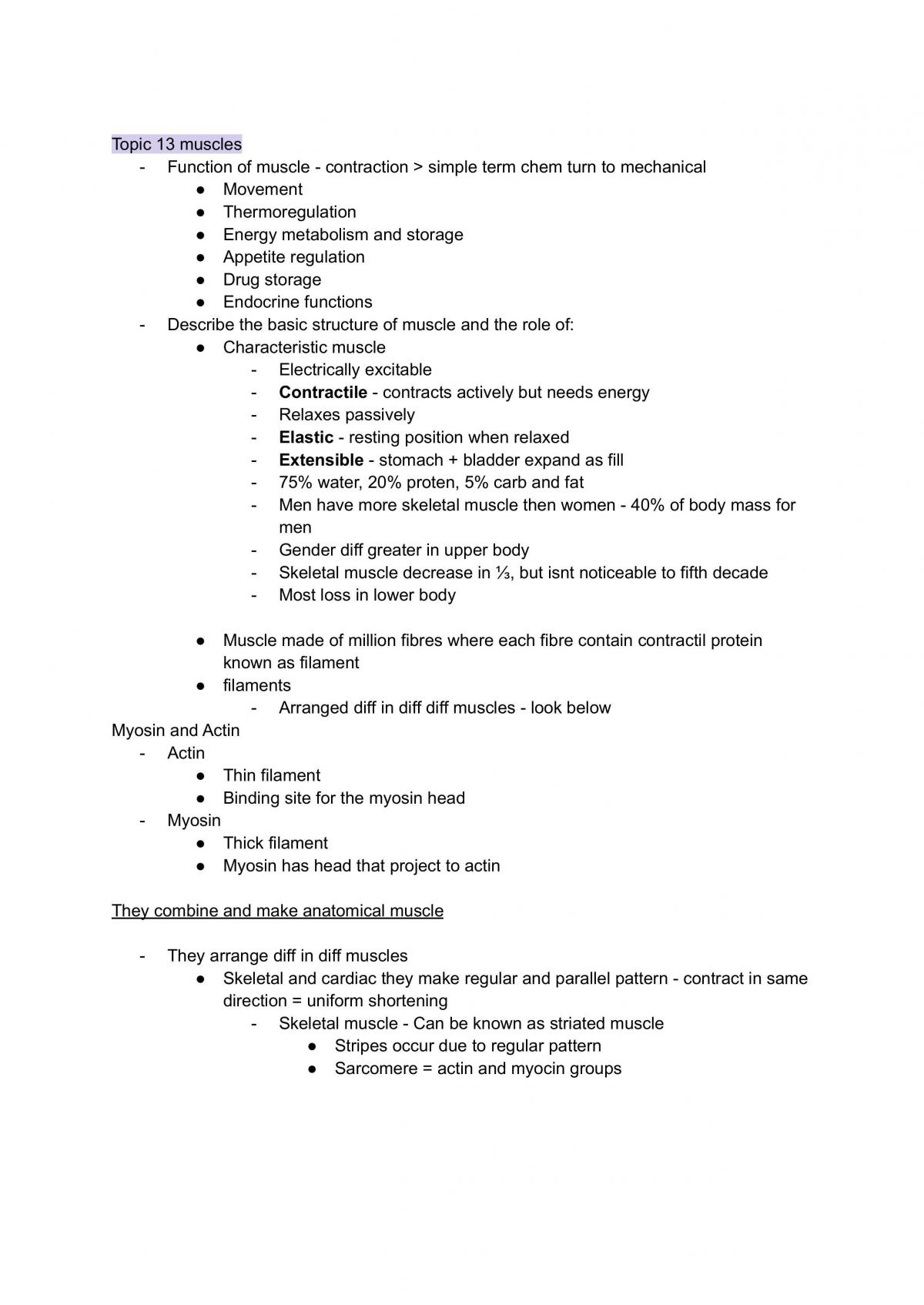 BIOL1008 Full Notes from Topics 11 to 16 - Page 12