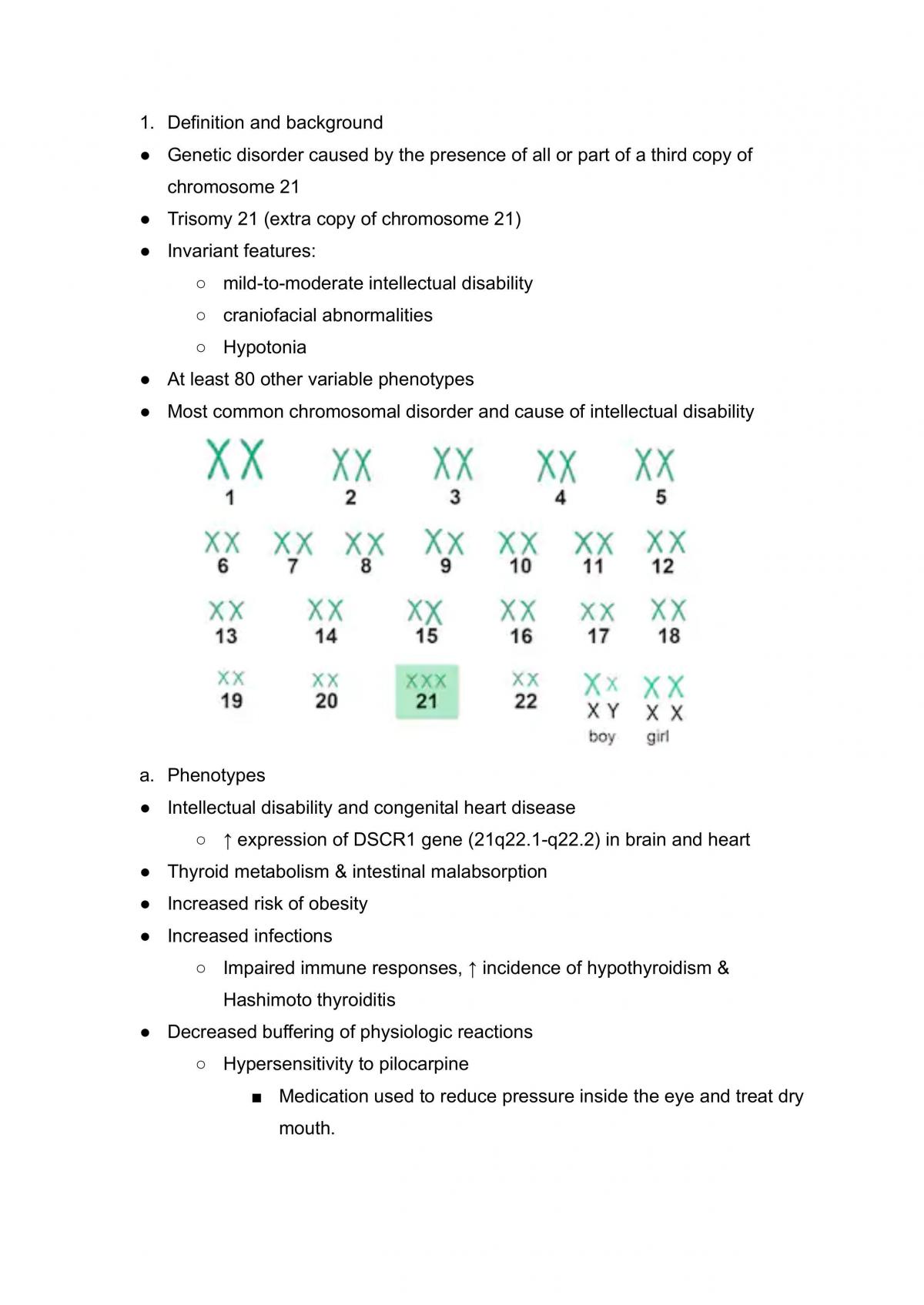 Down Syndrome Notes - Page 2