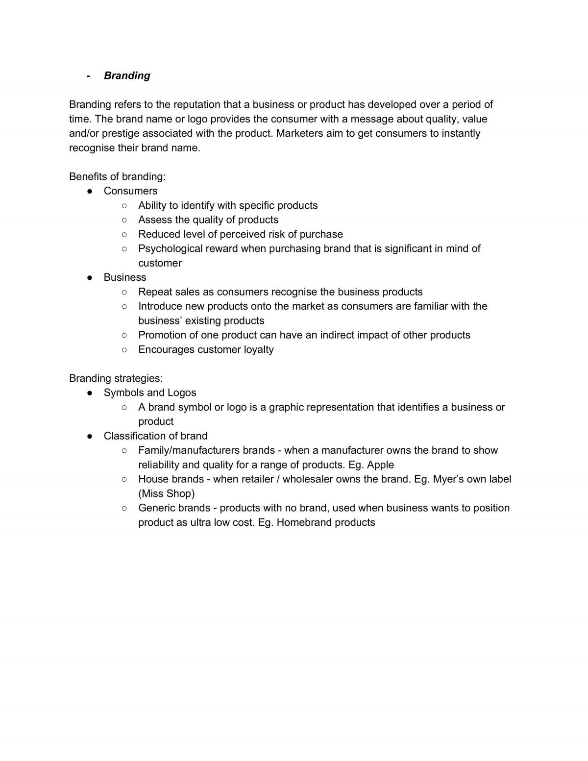 Marketing Full Study Notes - Page 15
