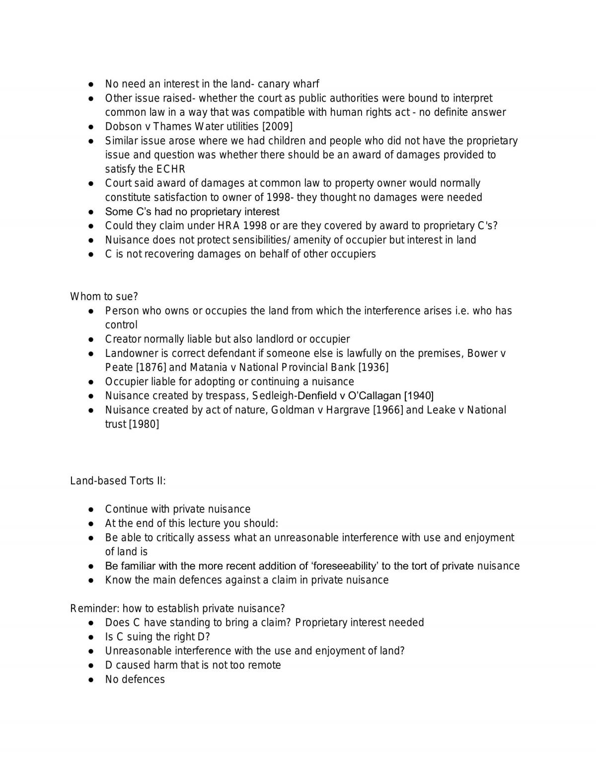 Tort law notes - Page 75