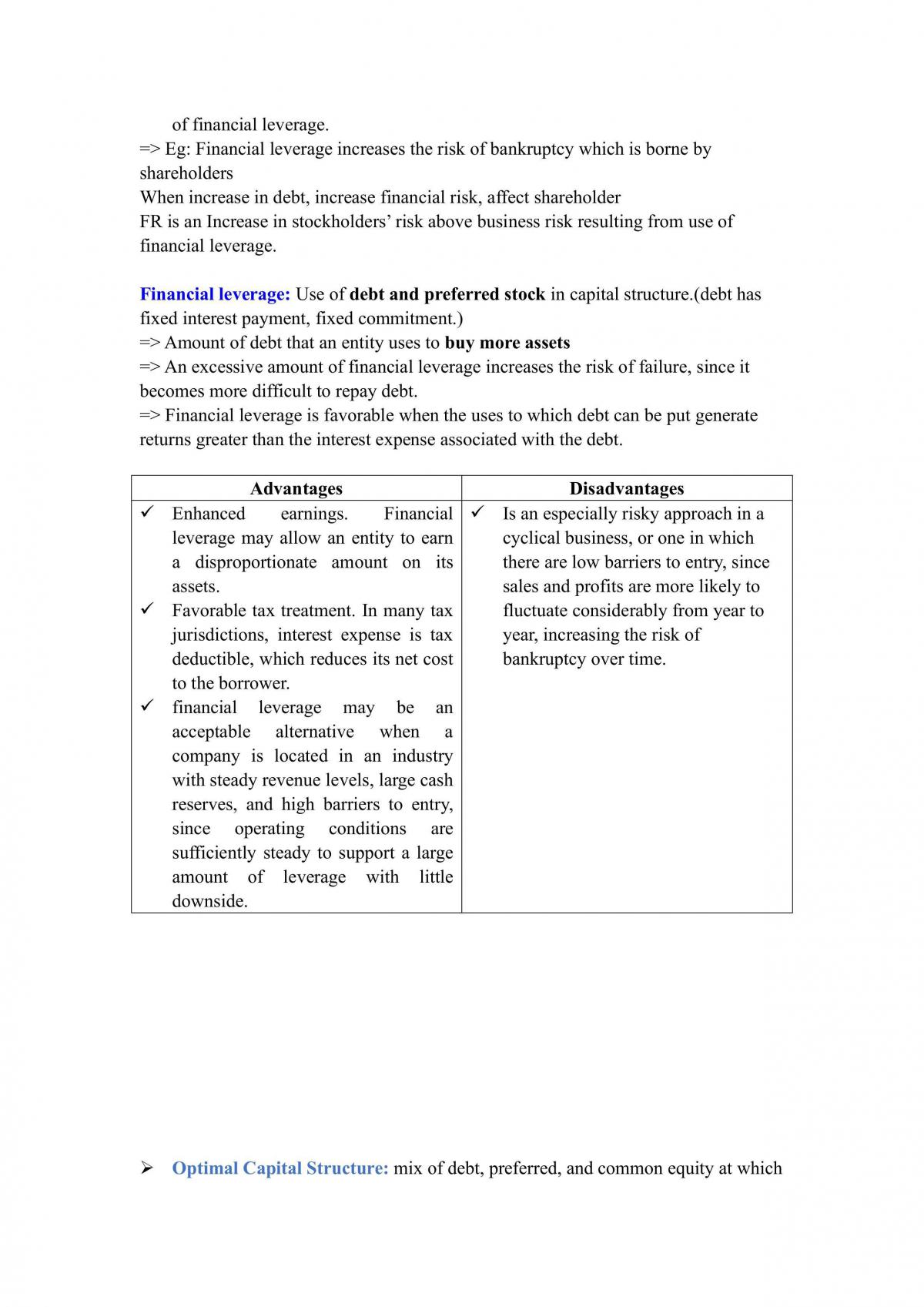 Study on corporate finance - Page 22