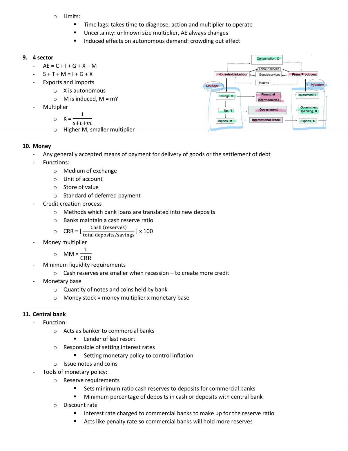 BUSI1106 Economic Principles Full Notes - Page 10