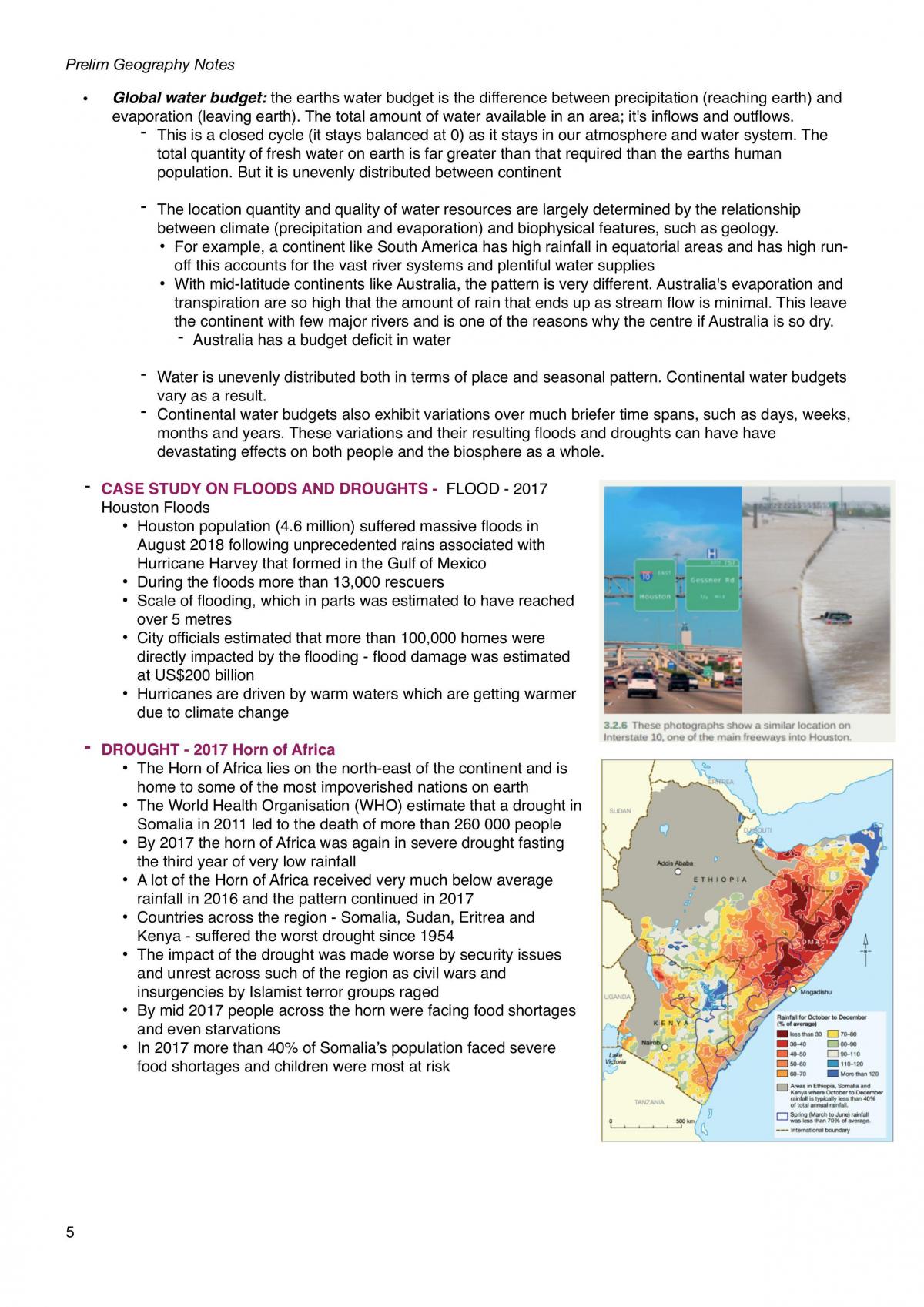 Prelim Geography Notes  - Page 5