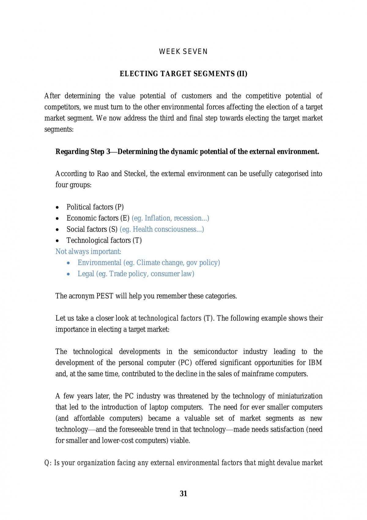 Principles of Marketing Notes - Page 31
