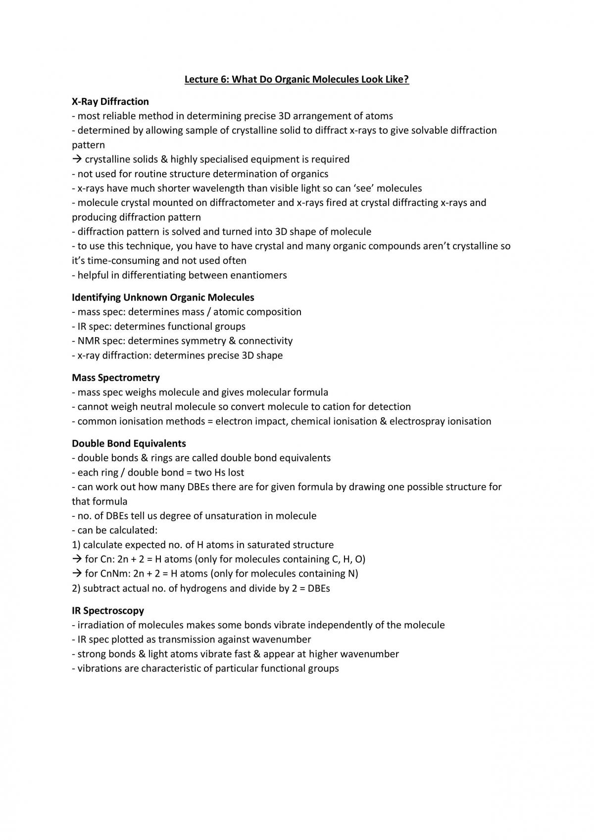 Organic Structure Notes - Page 11