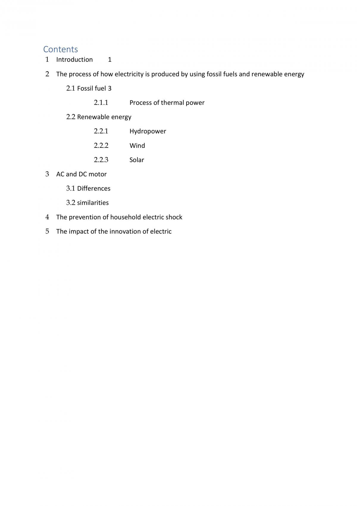 Engineering report (electricity) (motor) - Page 2