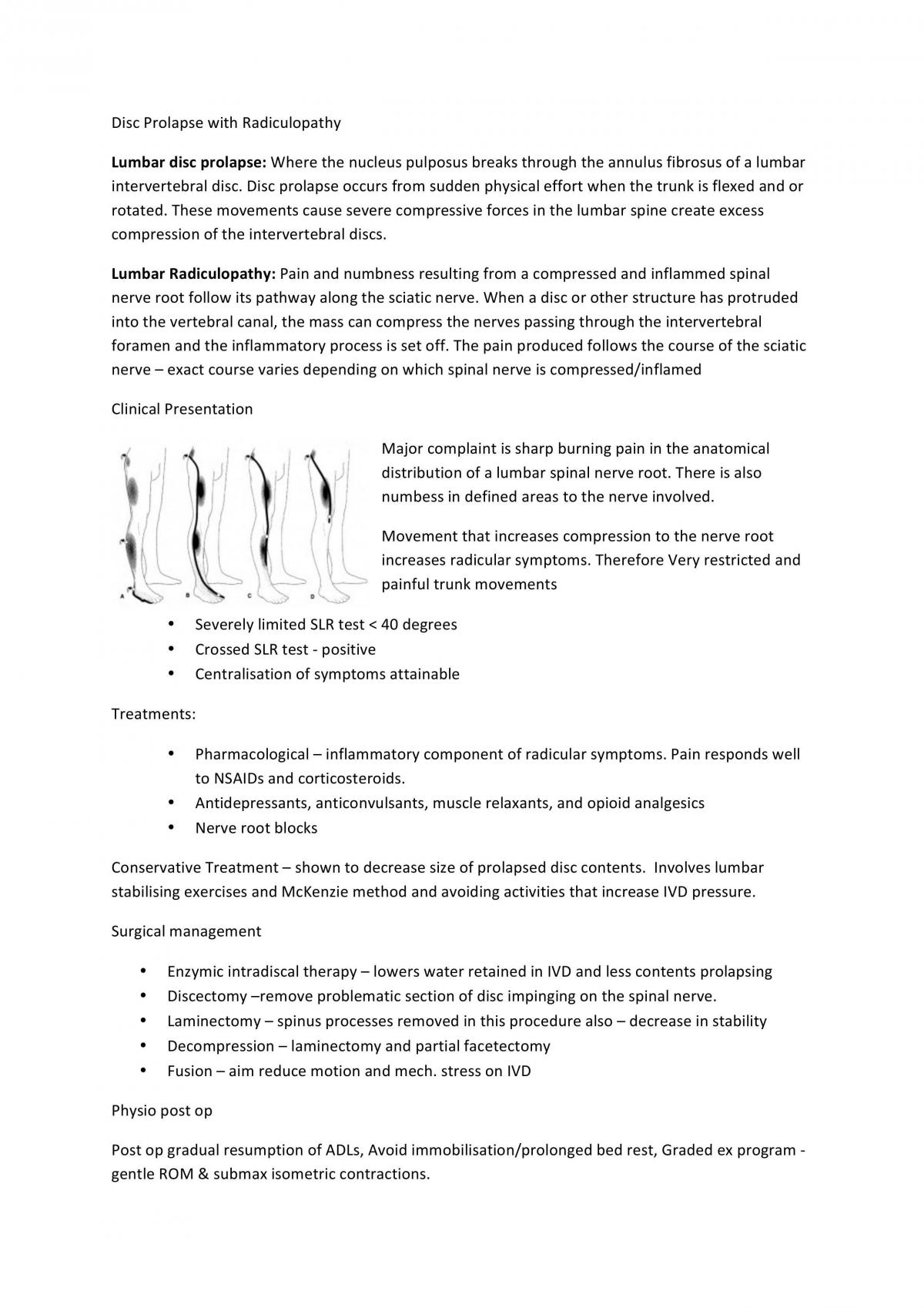 Summary of Muscoloskeletal Conditions - Page 12