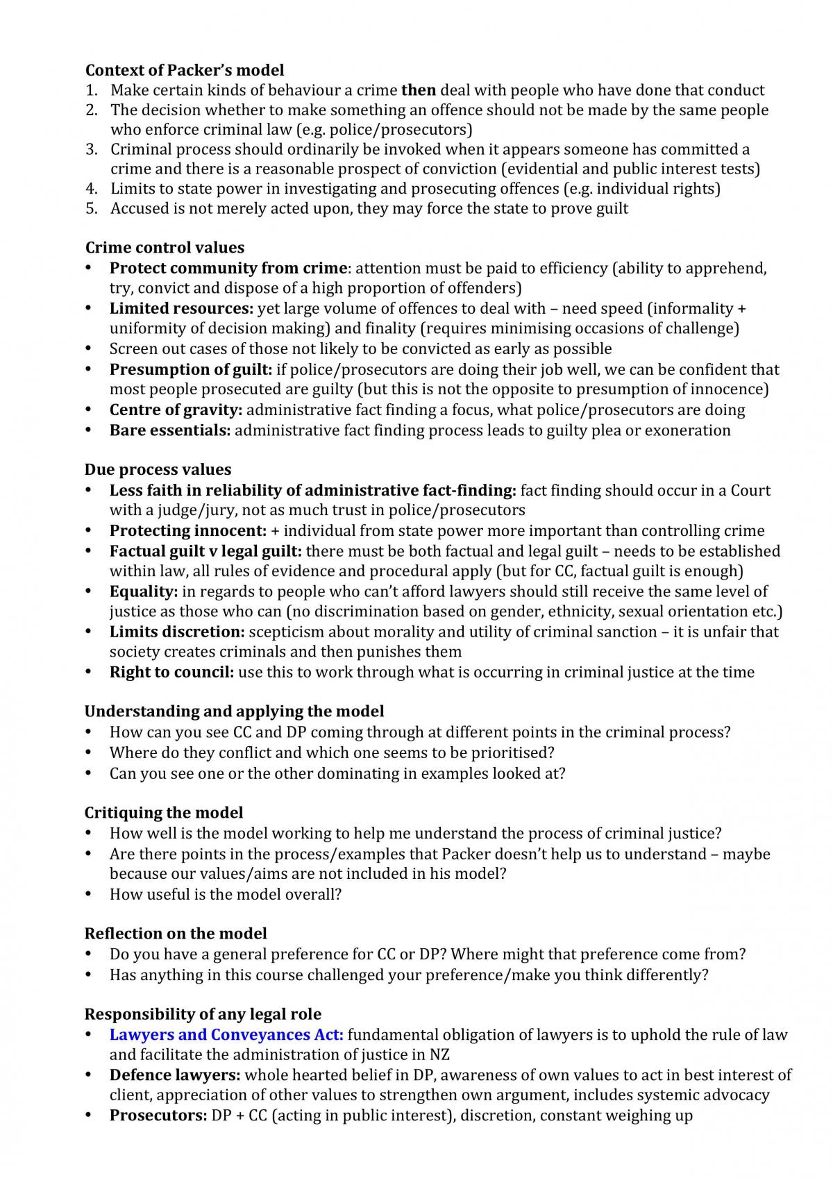 LAWS417 Summary Notes  - Page 10