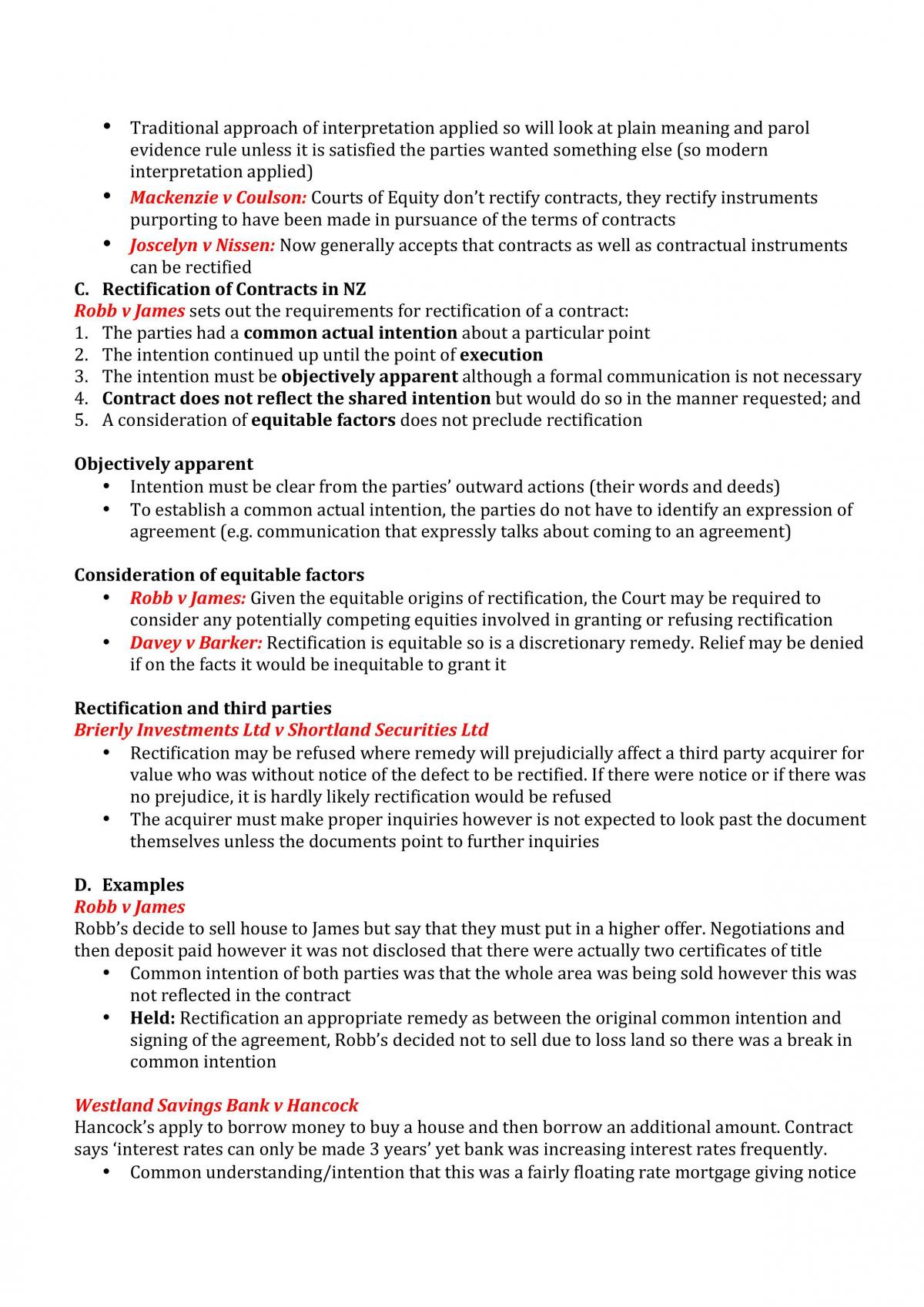 LAWS202 Summary Notes  - Page 25