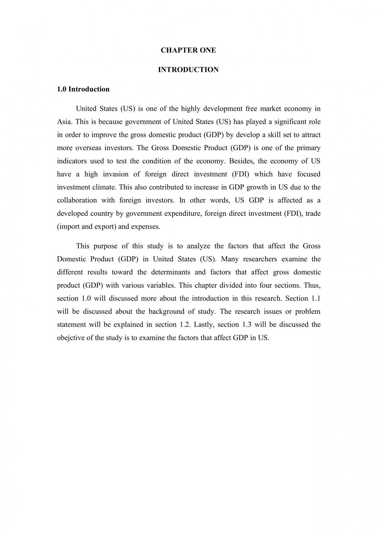 Factors affects GDP in US - Page 2