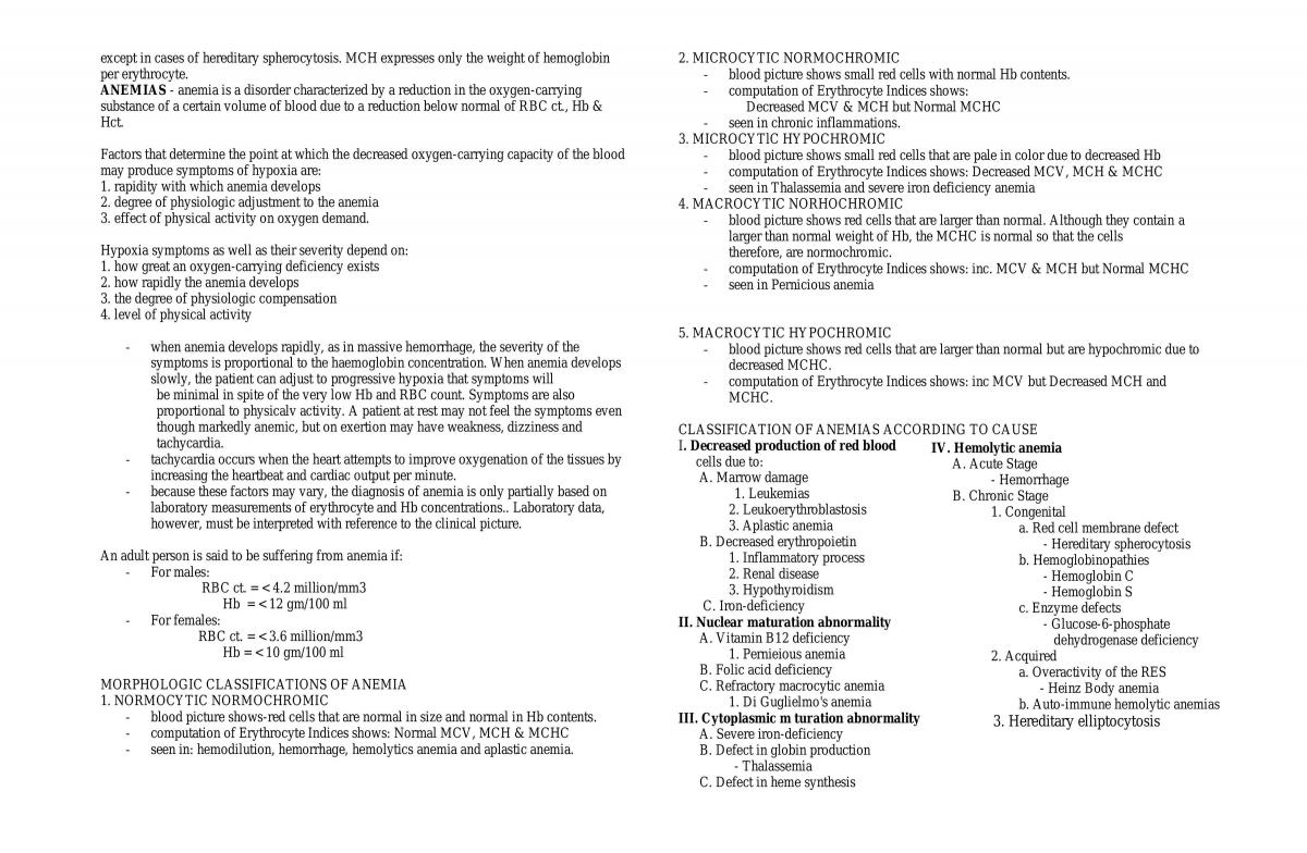 Hematology Notes - Page 14